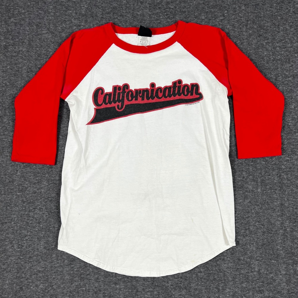 Vintage Red Hot Chili Peppers Californication Raglan Shirt Men Medium 1999 Giant